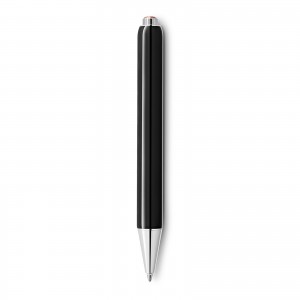 Montblanc caneta esferográfica preta heritage rouge et noir "baby" edição especial 127853