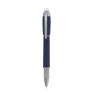 Montblanc caneta de resina azul espacial starwalker 130212