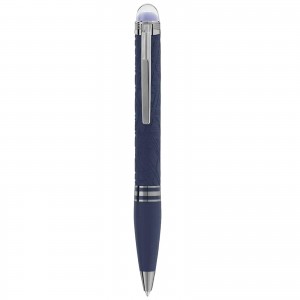 Montblanc esferográfica de resina azul starwalker space 130213
